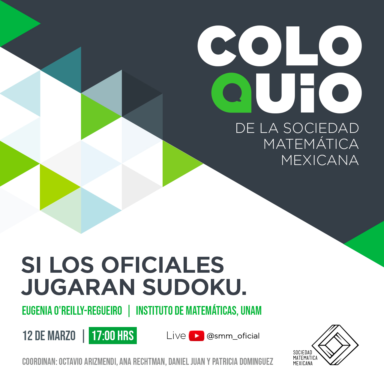 Si los oficiales jugaran Sudoku - Proyección del Coloquio de la SMM