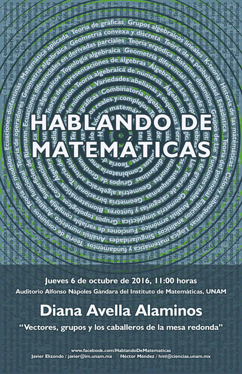 HABLANDO DE MATEMÁTICAS: Diana Avella Alaminos, Facultad de Ciencias, UNAM