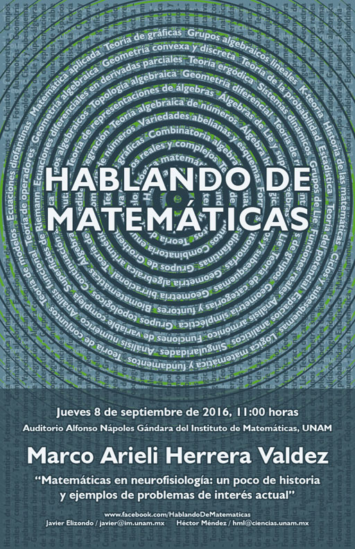 HABLANDO DE MATEMÁTICAS: Marco Arieli Herrera Valdez, Facultad de Ciencias, UNAM