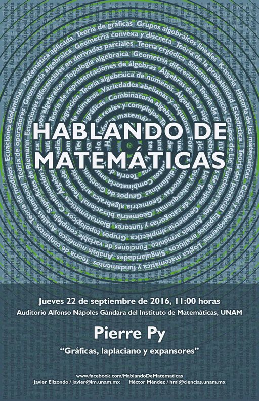 HABLANDO DE MATEMÁTICAS: Pierre Py, IMUNAM