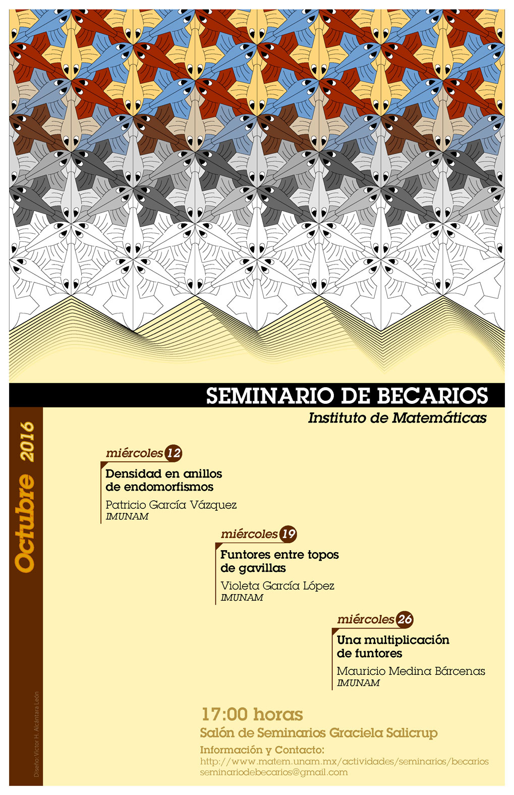 Octubre: Sesiones para Seminario de Becarios