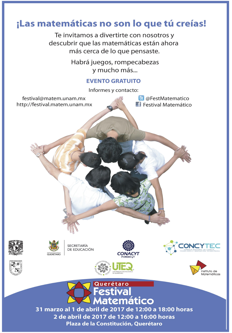 Festival Matemático en Querétaro