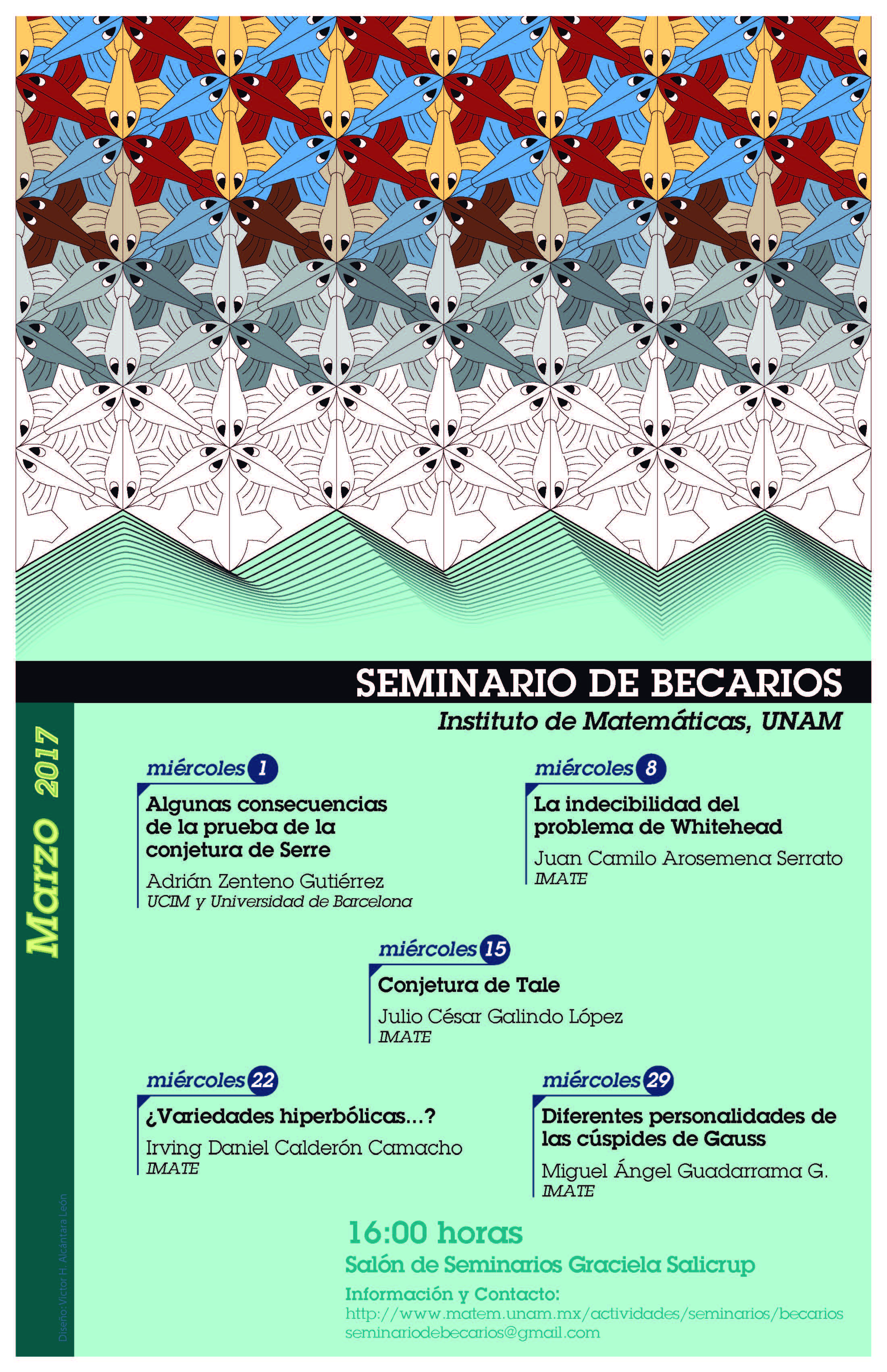 Marzo: Sesiones para Seminario de Becarios 