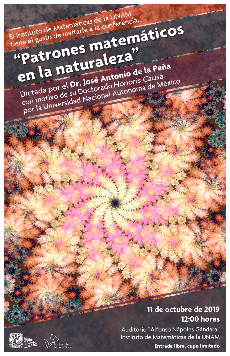 Conferencia: “Patrones matemáticos en la naturaleza”