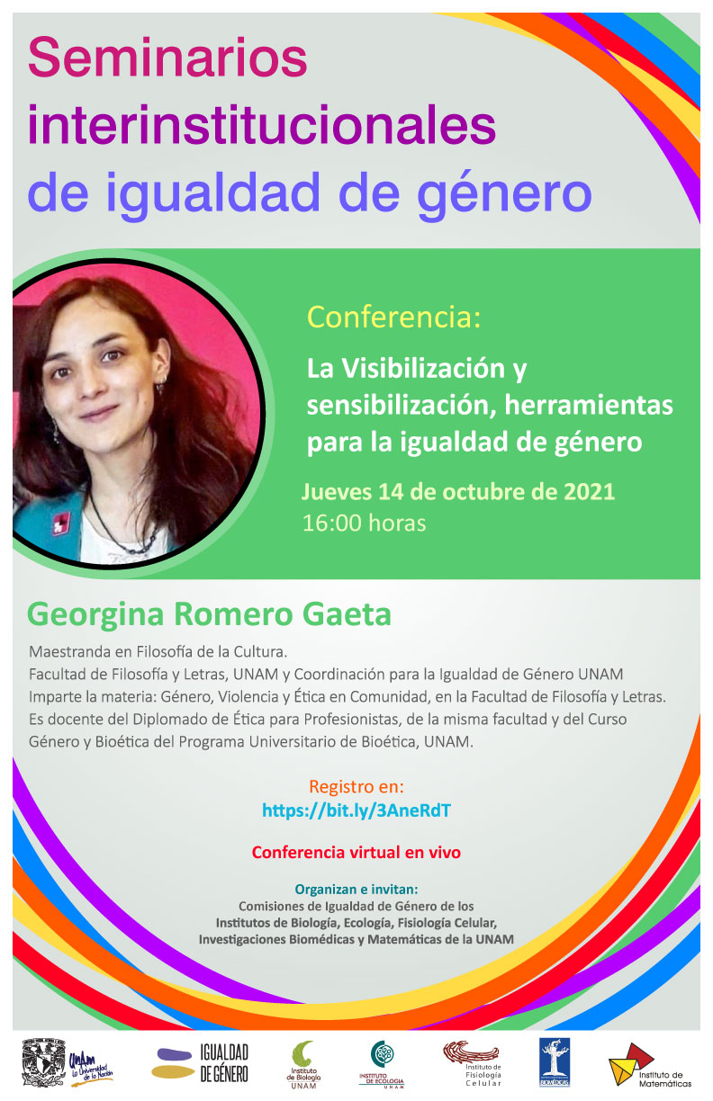 Conferencia CInIG: La Visibilización y sensibilización, herramientas para la igualdad de género