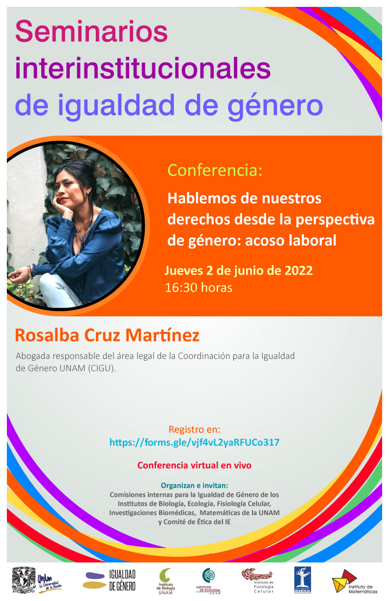 Conferencia CInIG: Hablemos de nuestros derechos desde la perspectiva de género: acoso laboral