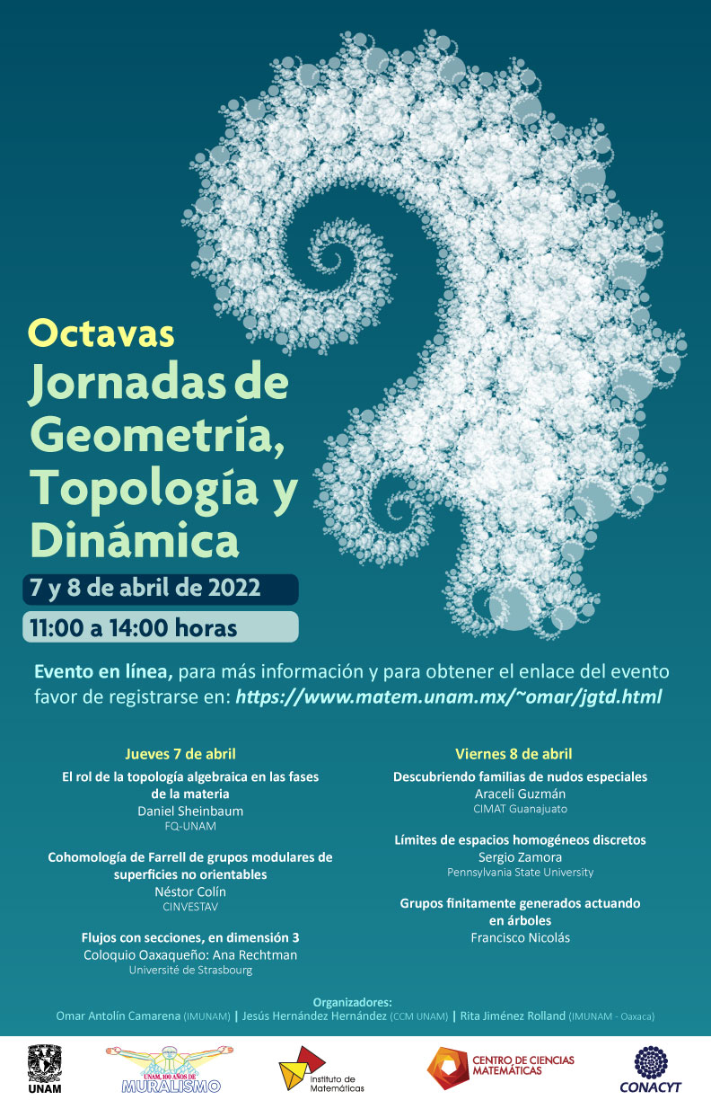 Octavas Jornadas de Geometría, Topología y Dinámica 