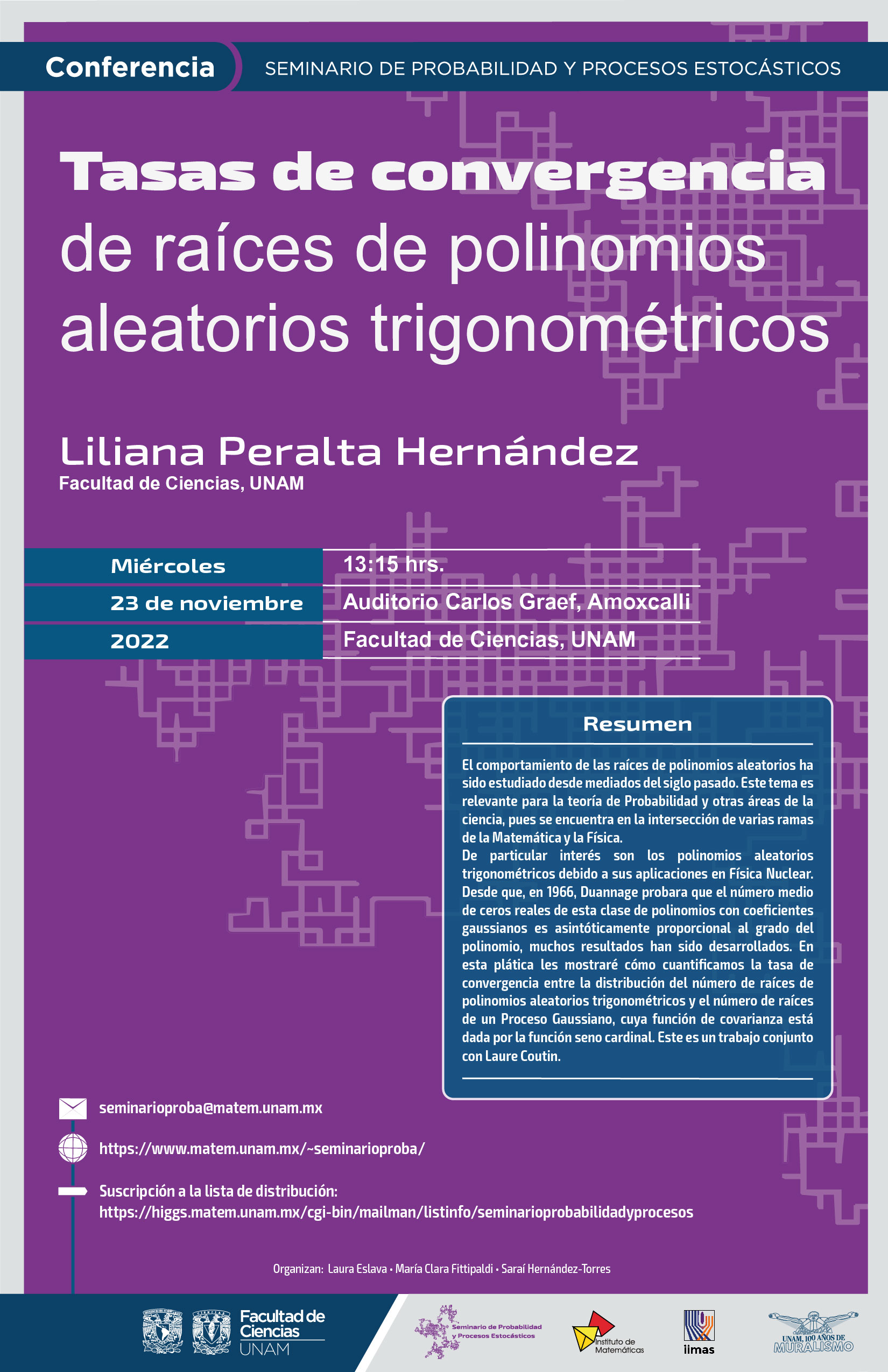 Seminario de Probabilidad y Procesos Estocásticos 