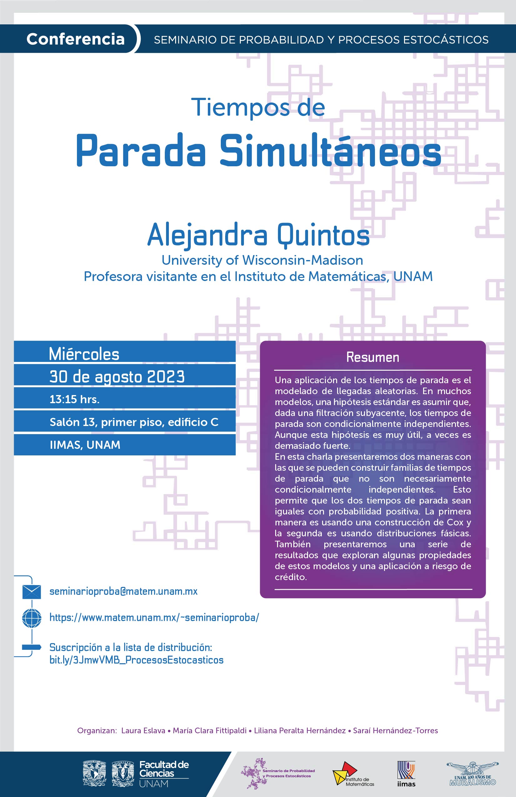 Seminario de Probabilidad y Procesos Estocásticos