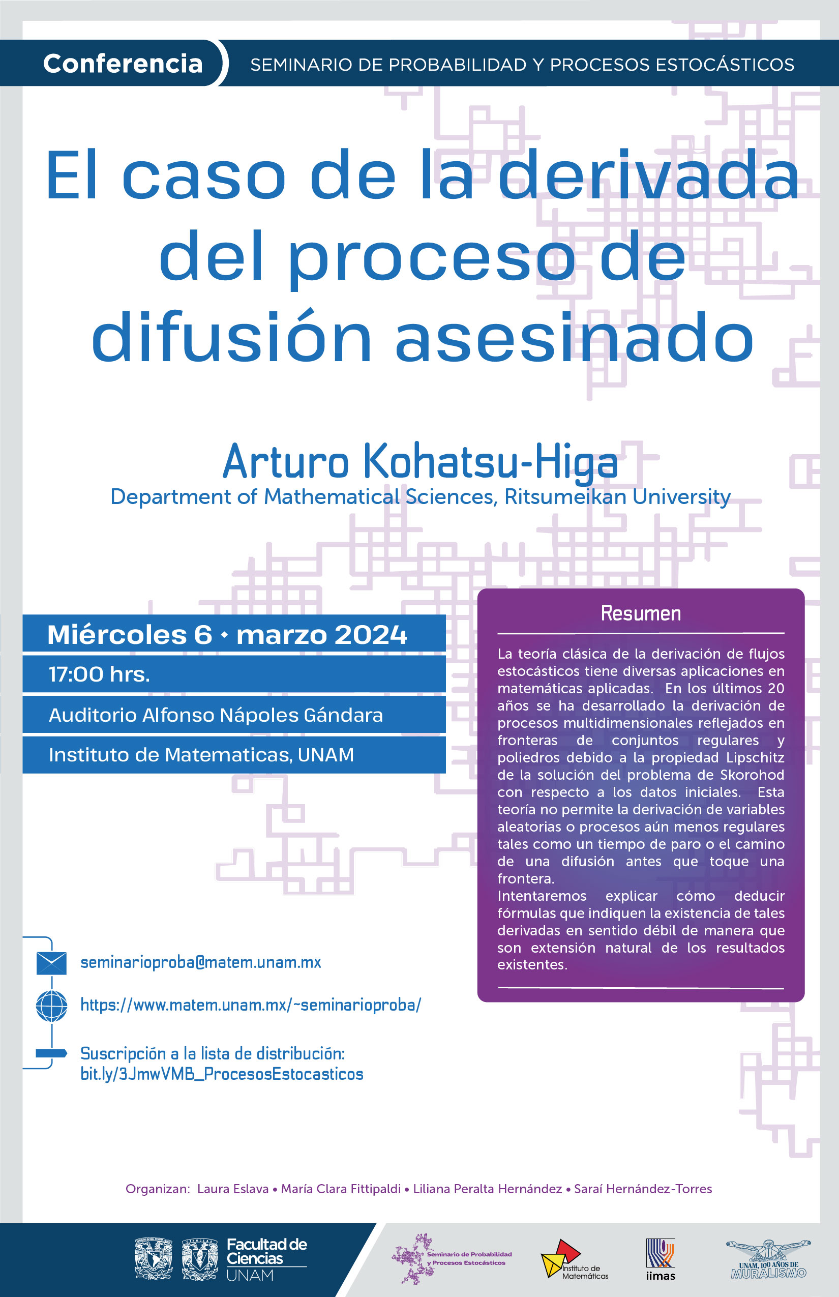 Seminario de Probabilidad y Procesos Estocásticos