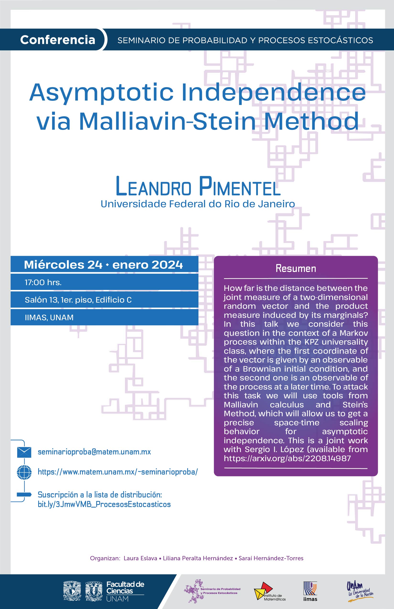 Seminario de Probabilidad y Procesos Estocásticos