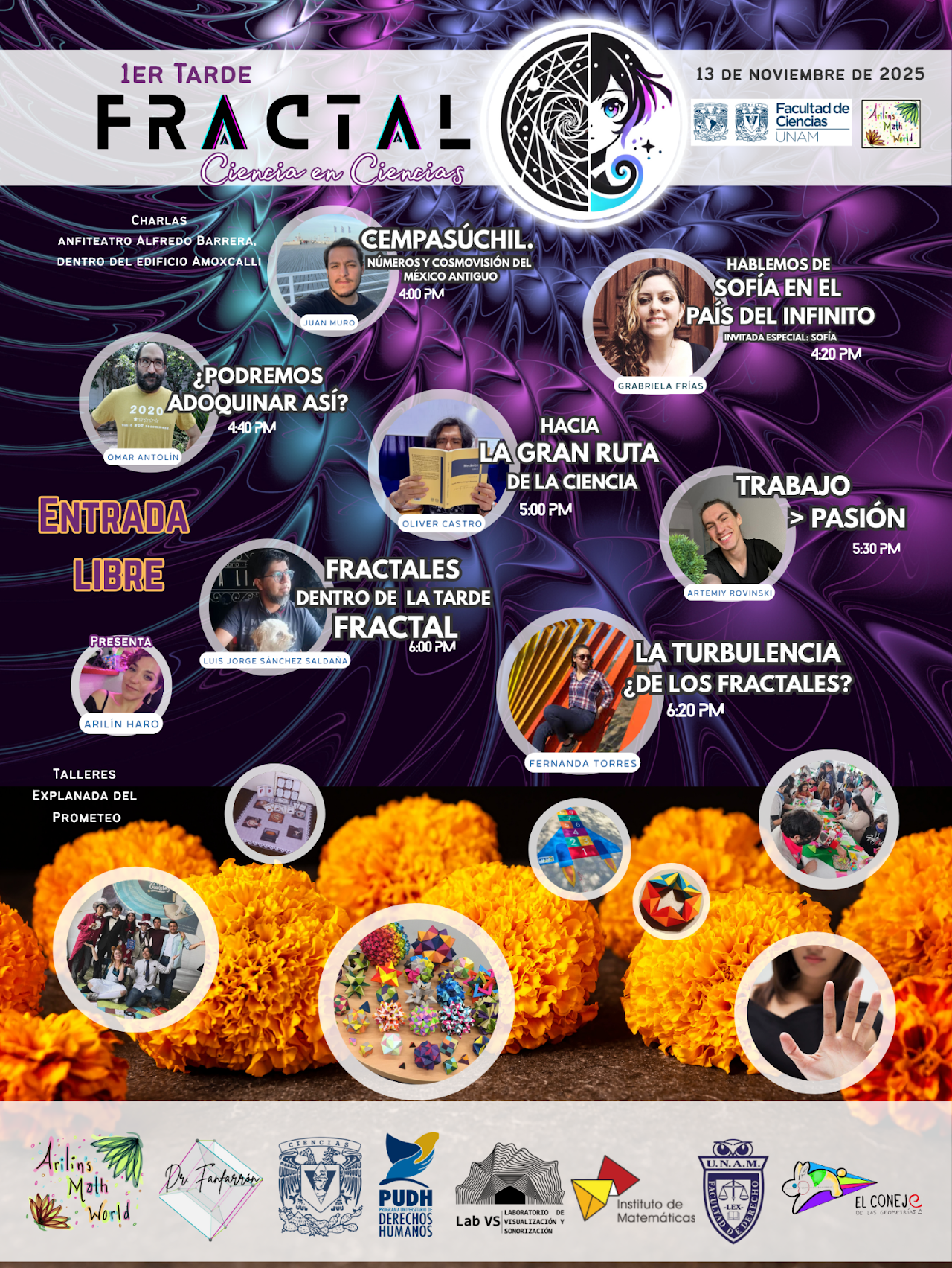 1ª Tarde Fractal: Ciencia en Ciencias