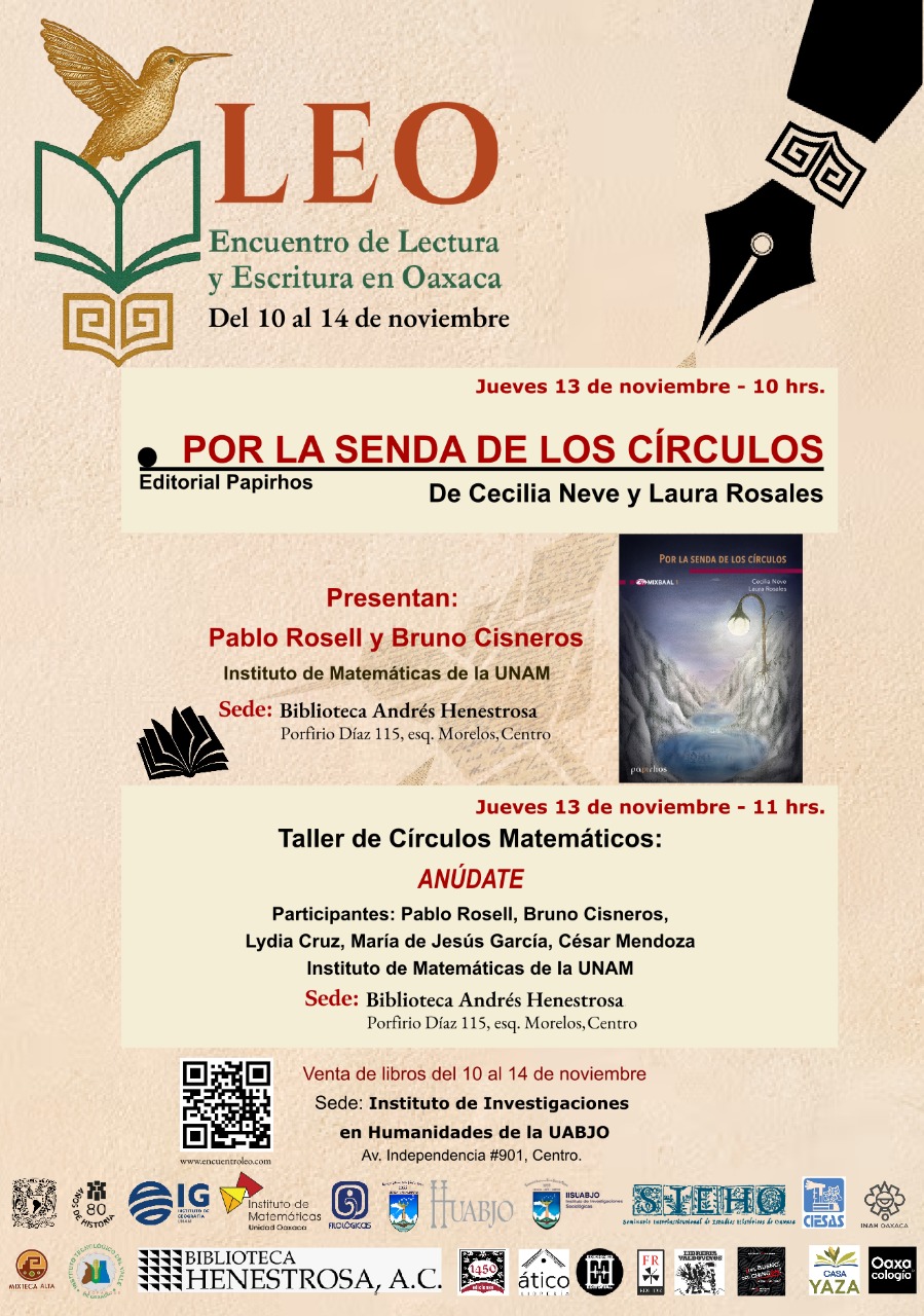 Actividades del IMUNAM en el Encuentro de Lectura y Escritura en Oaxaca (LEO), Oaxaca