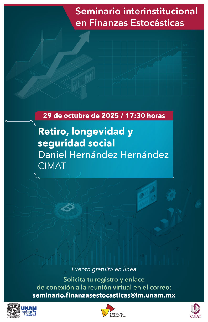 Retiro, longevidad y seguridad social: Seminario interinstitucional en Finanzas Estocásticas
