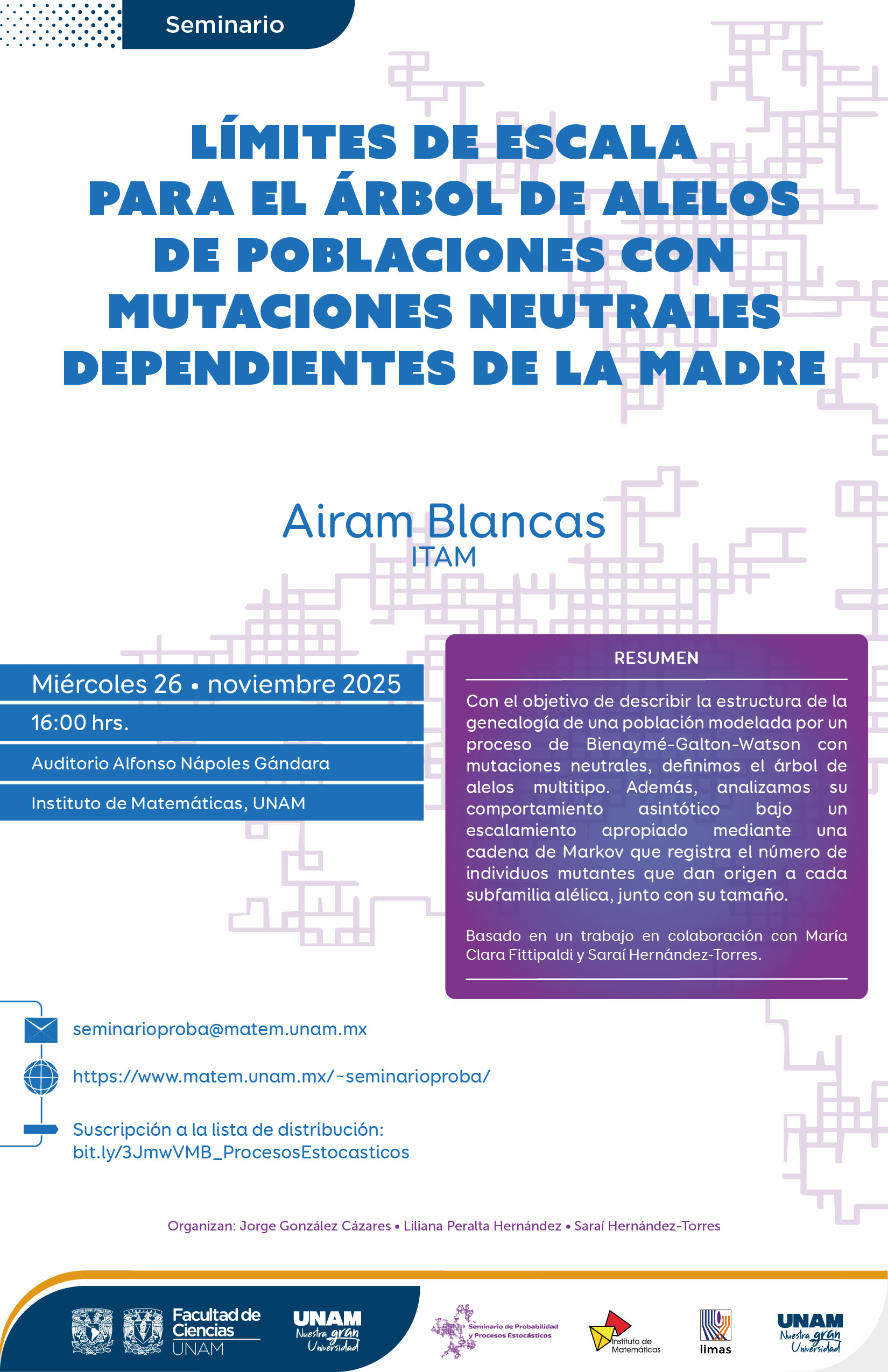 Seminario de Probabilidad y Procesos Estocásticos