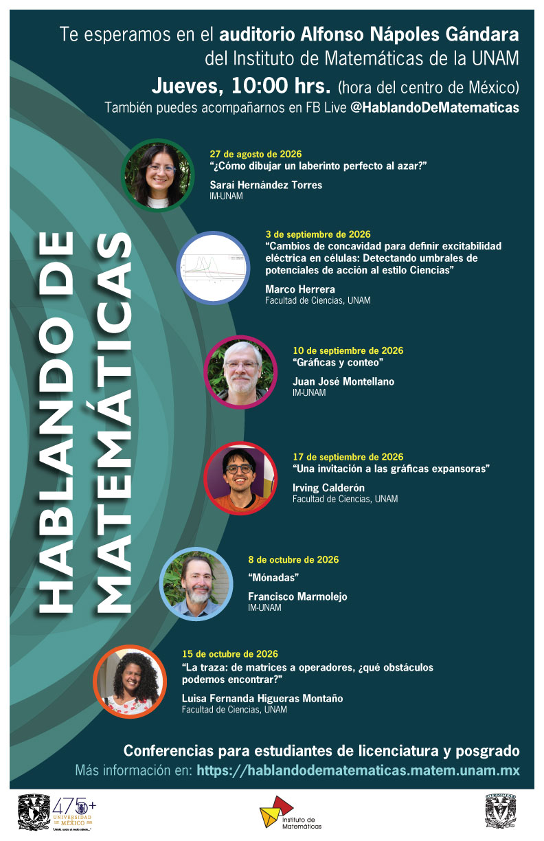 Hablando de Matemáticas: 2026 - II