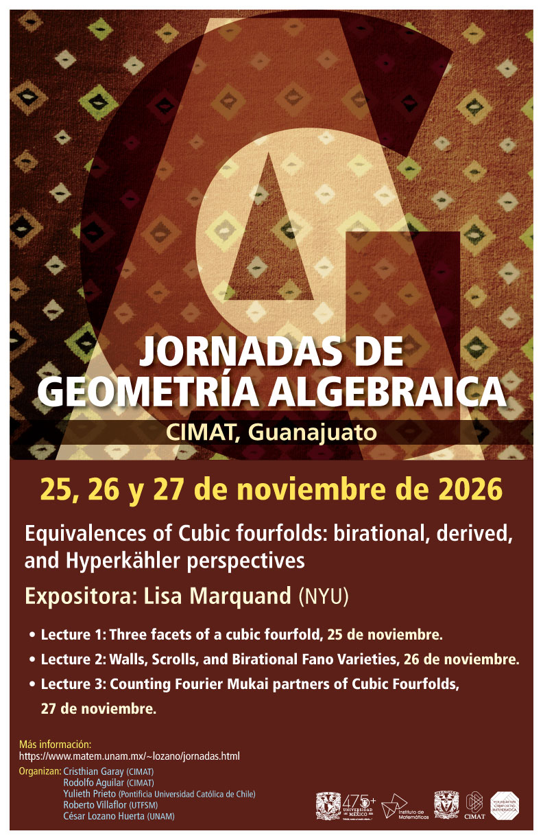 Jornadas de Geometría Algebraica