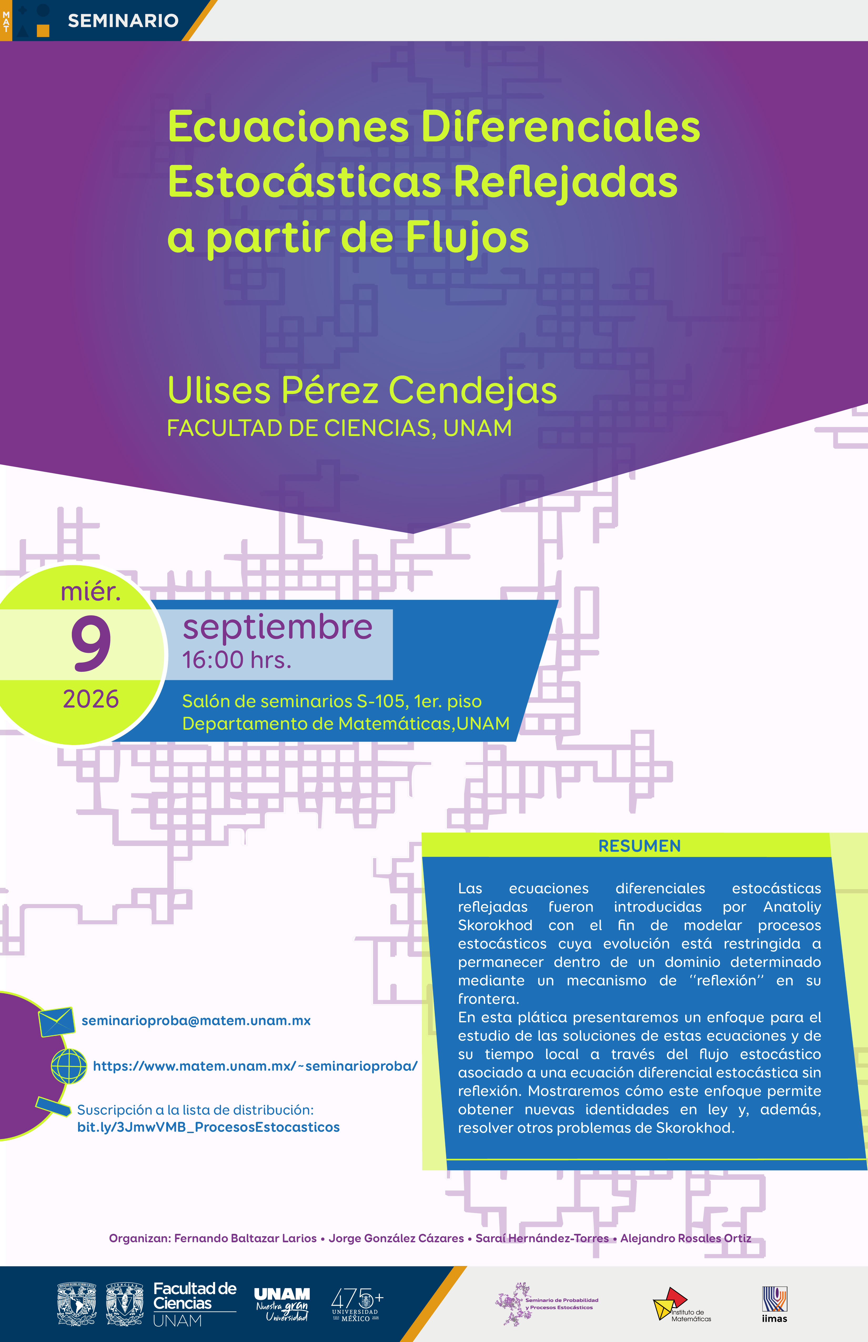 Seminario de Probabilidad y Procesos Estocásticos