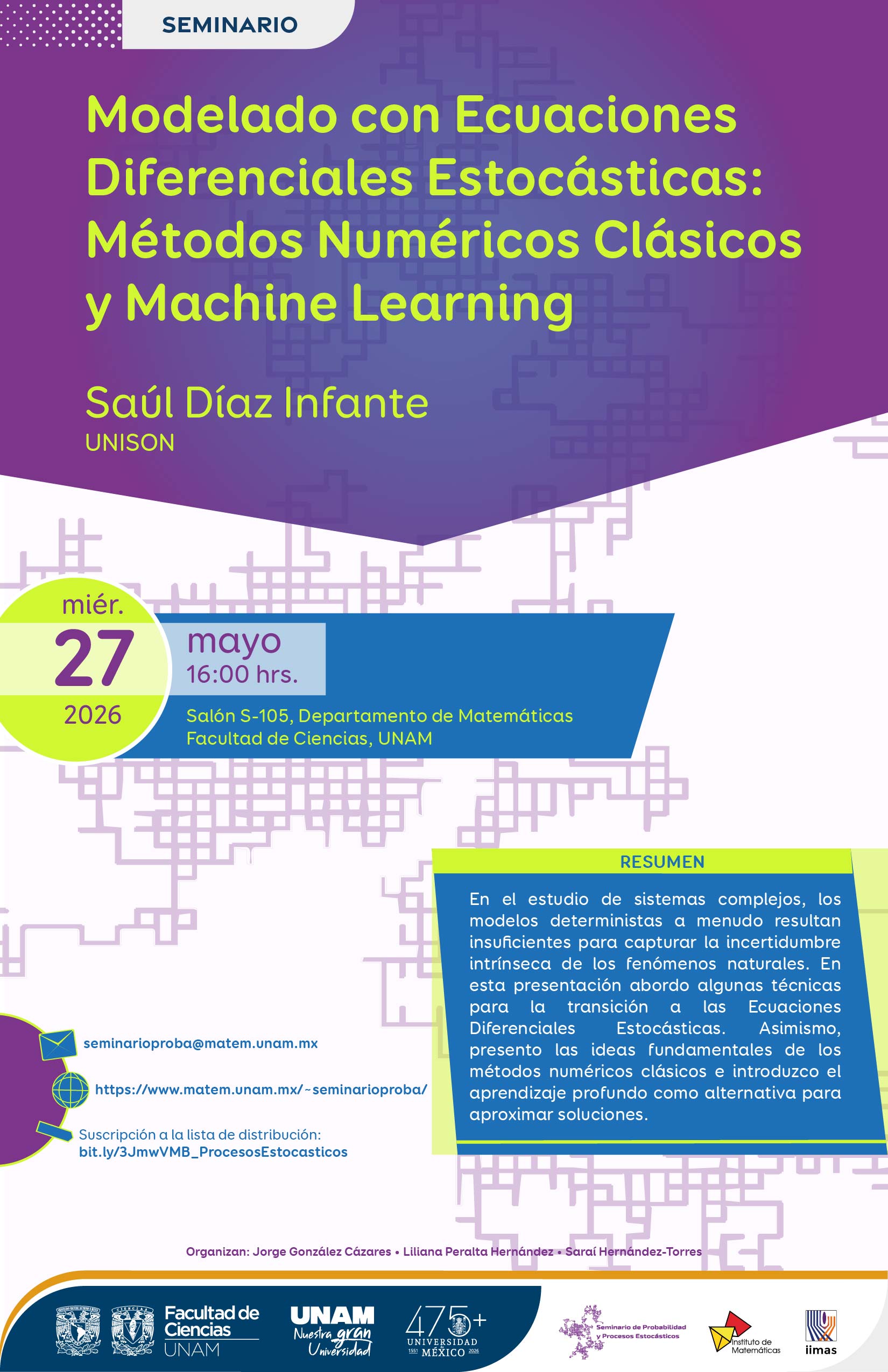 Seminario de Probabilidad y Procesos Estocásticos