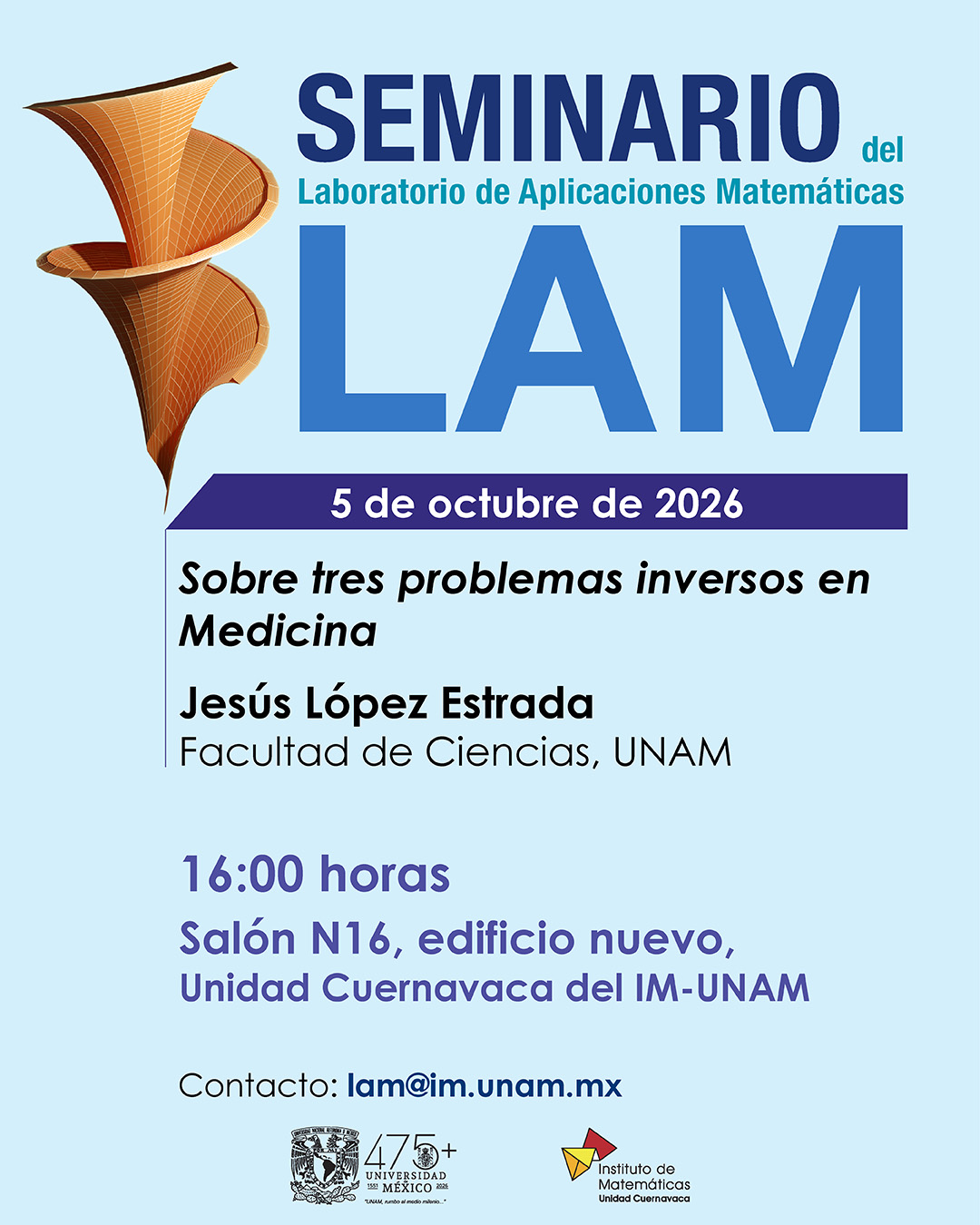 Seminario del Laboratorio de Aplicaciones Matemáticas (LAM)
