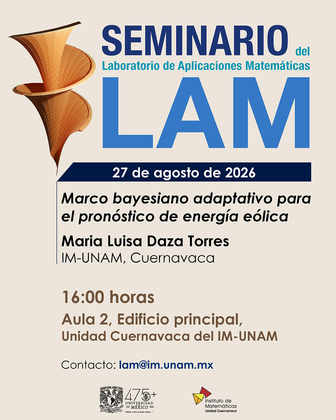 Seminario del Laboratorio de Aplicaciones Matemáticas (LAM)