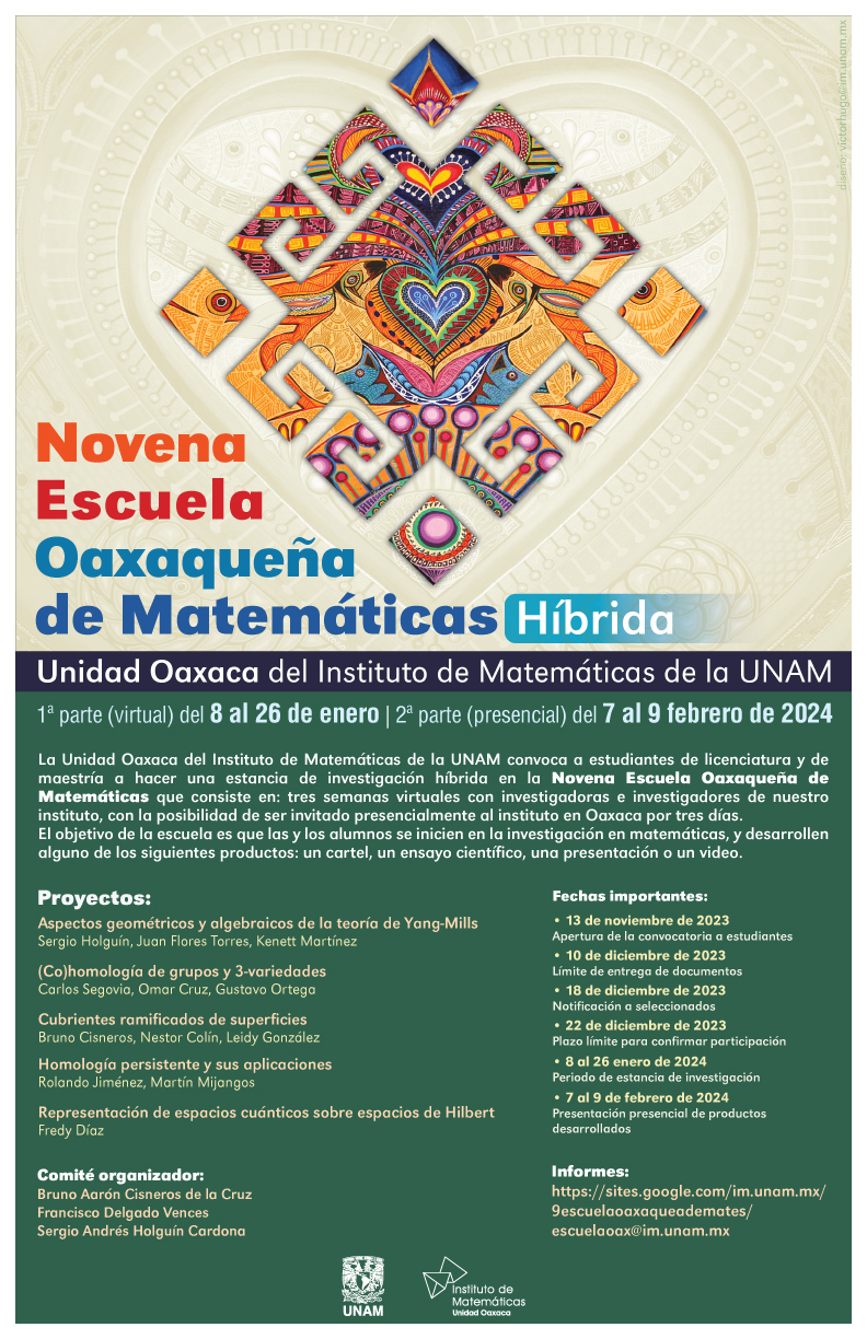 Novena Escuela Oaxaqueña de Matemáticas Híbrida