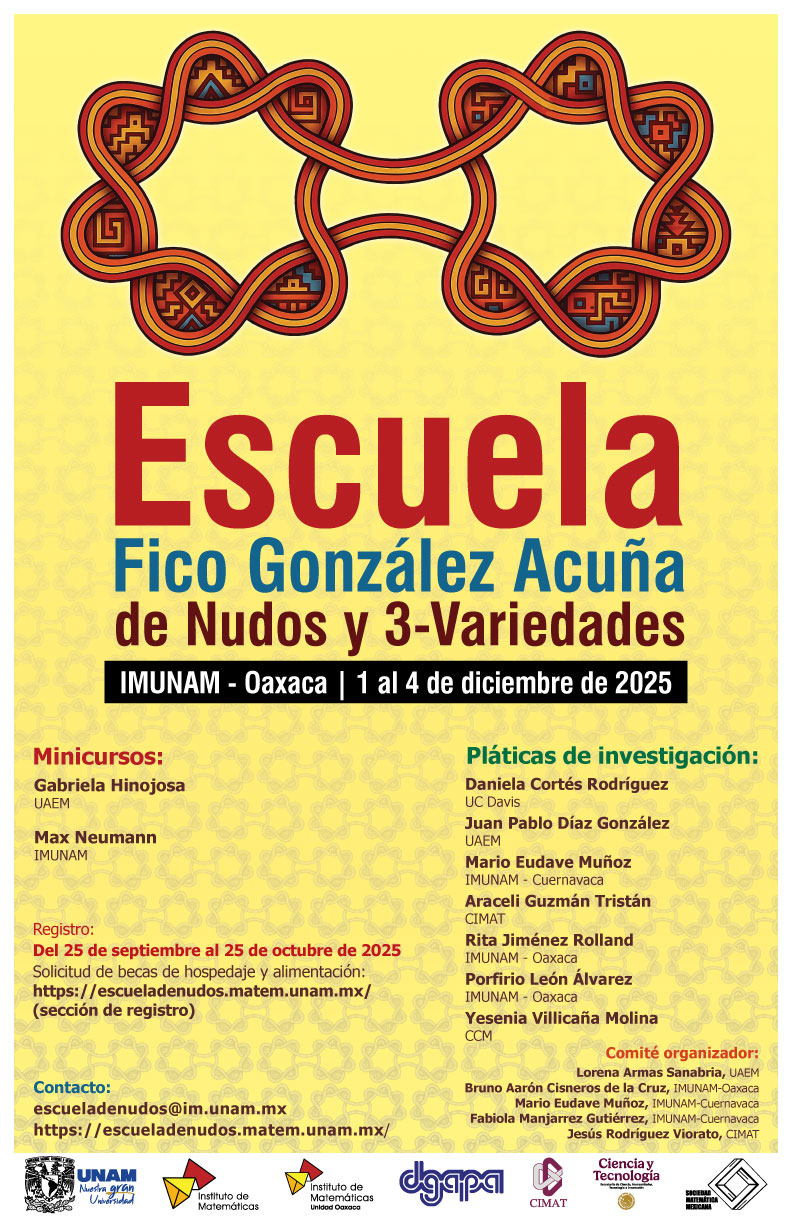 Escuela Fico González Acuña de Nudos y 3-Variedades (EN3V 2025)