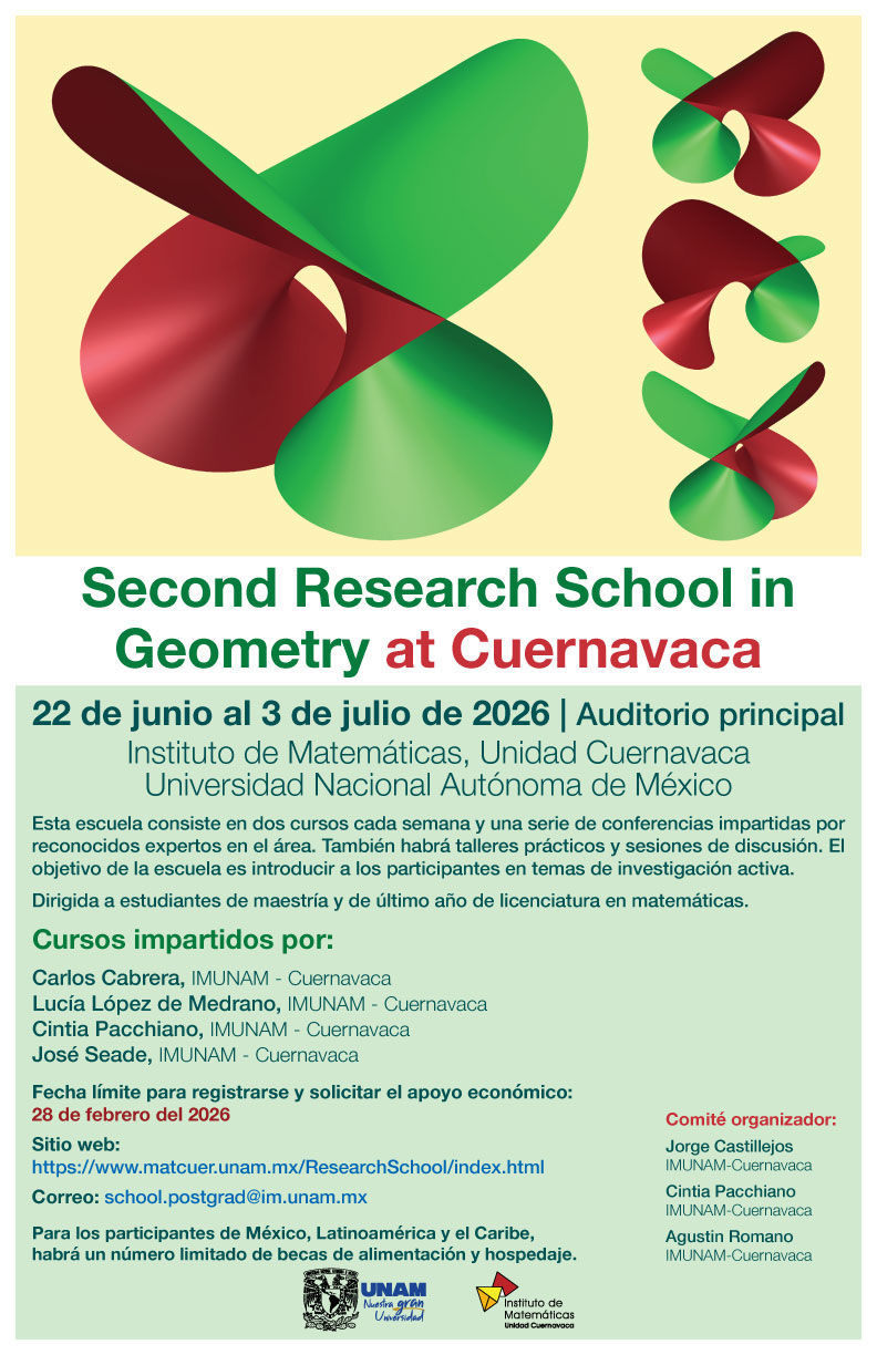 Second Research School in Geometry at Cuernavaca