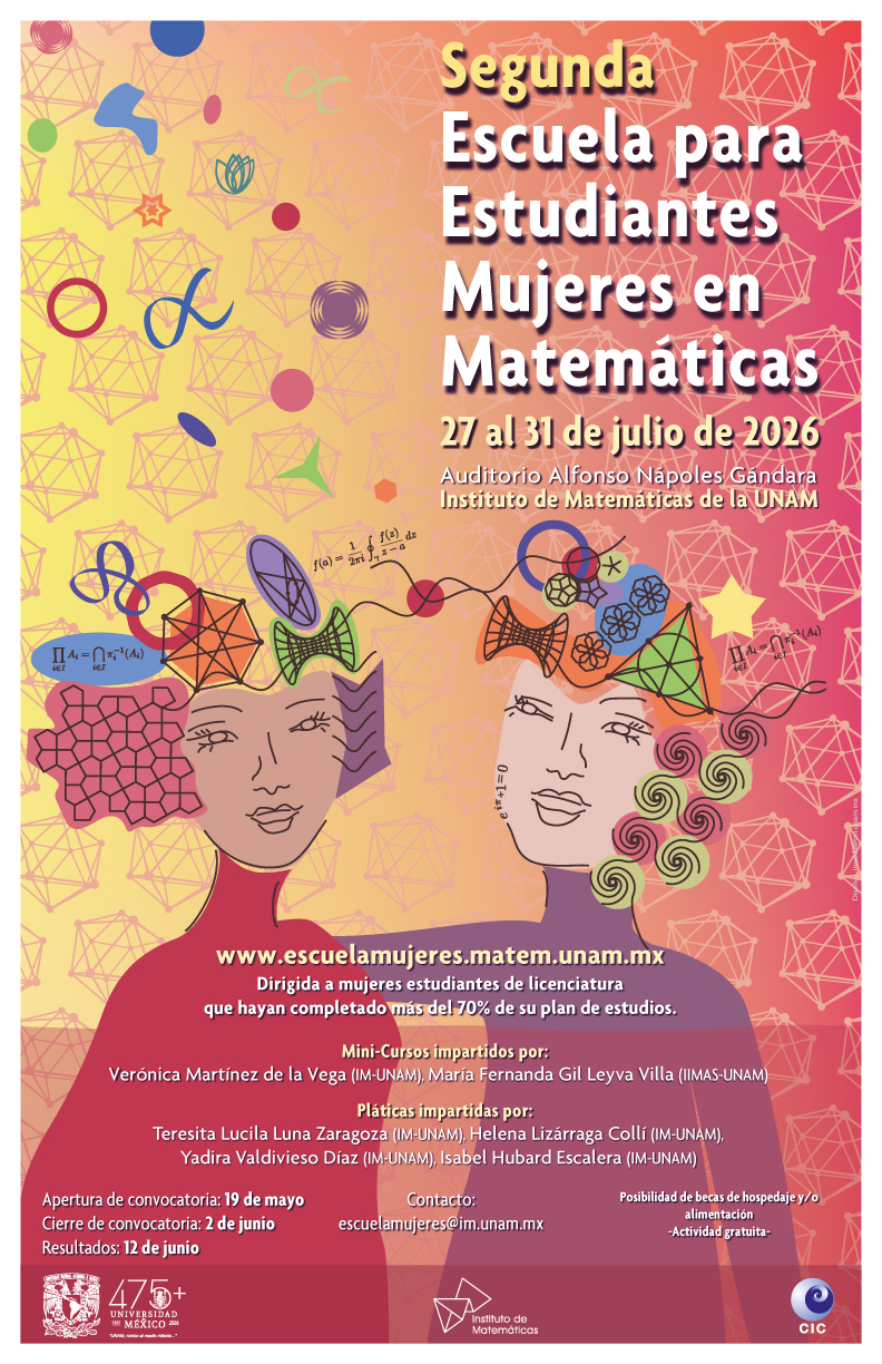 Segunda Escuela para Estudiantes Mujeres en Matemáticas