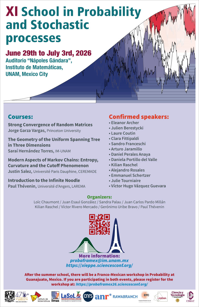 XI Escuela de Probabilidad y Procesos Estocásticos