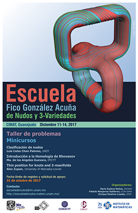 Escuela "Fico González Acuña" de Nudos y 3-variedades (EN3V 2017) 