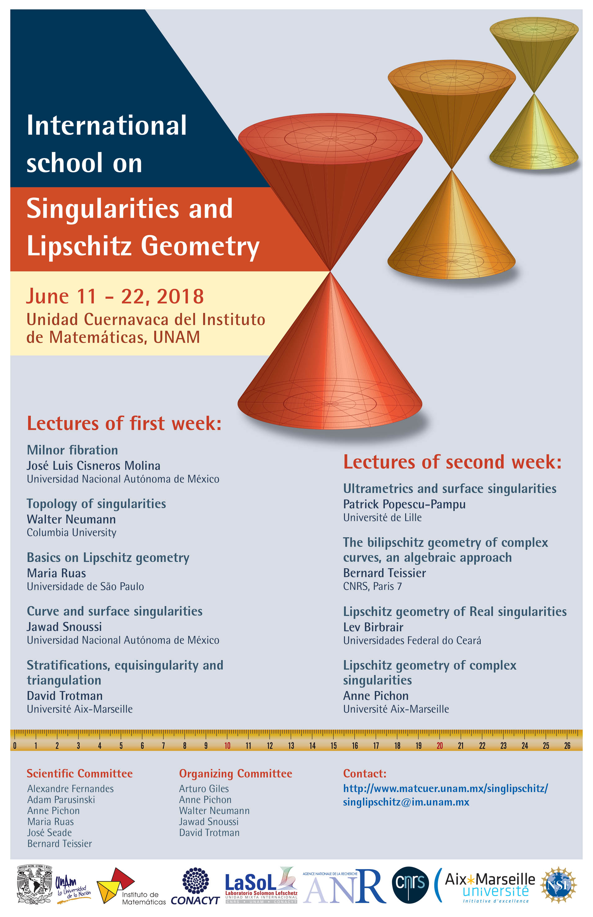 International School on Singularities and Lipschitz Geometry