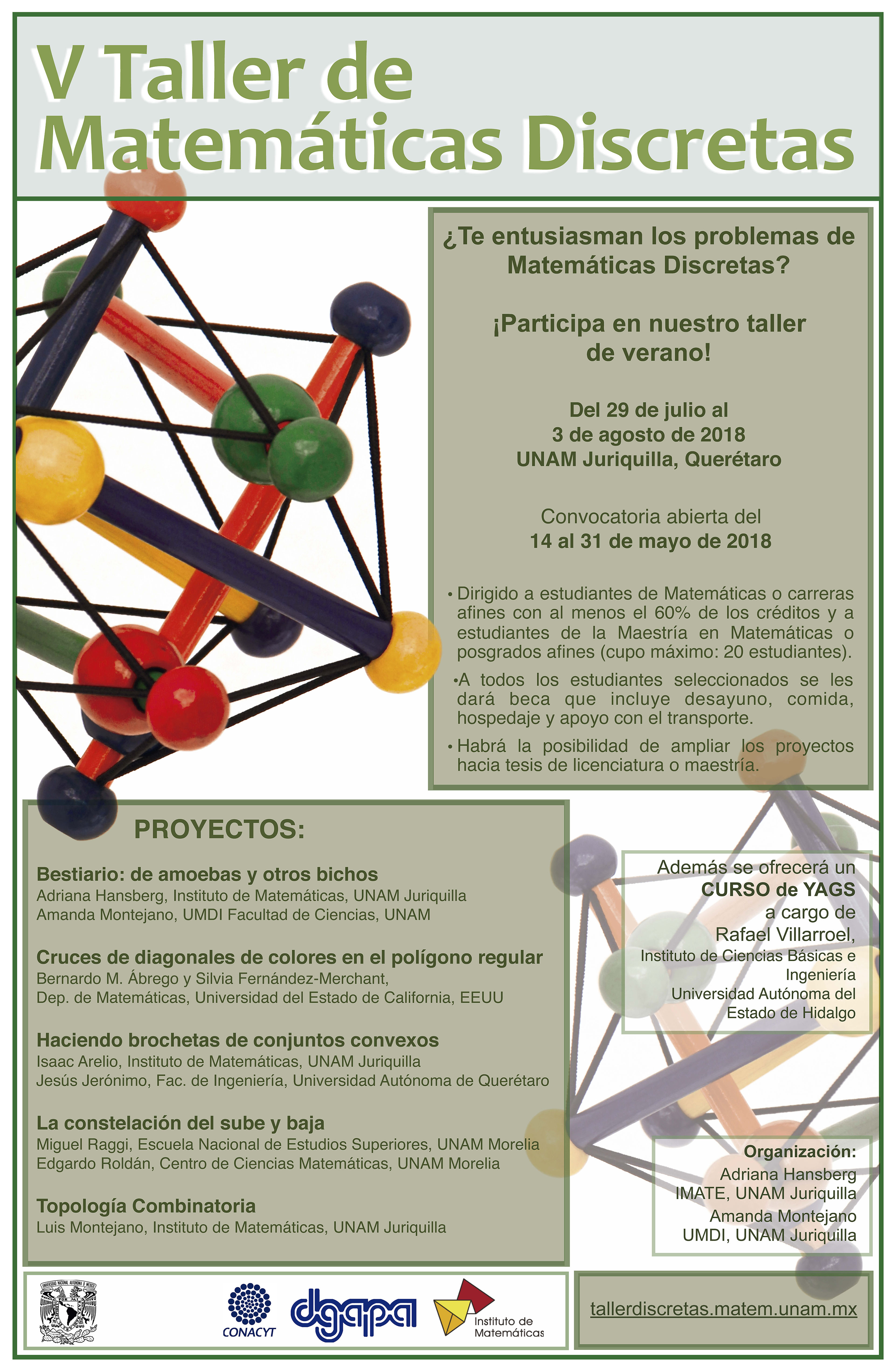 V Taller de Matemáticas Discretas