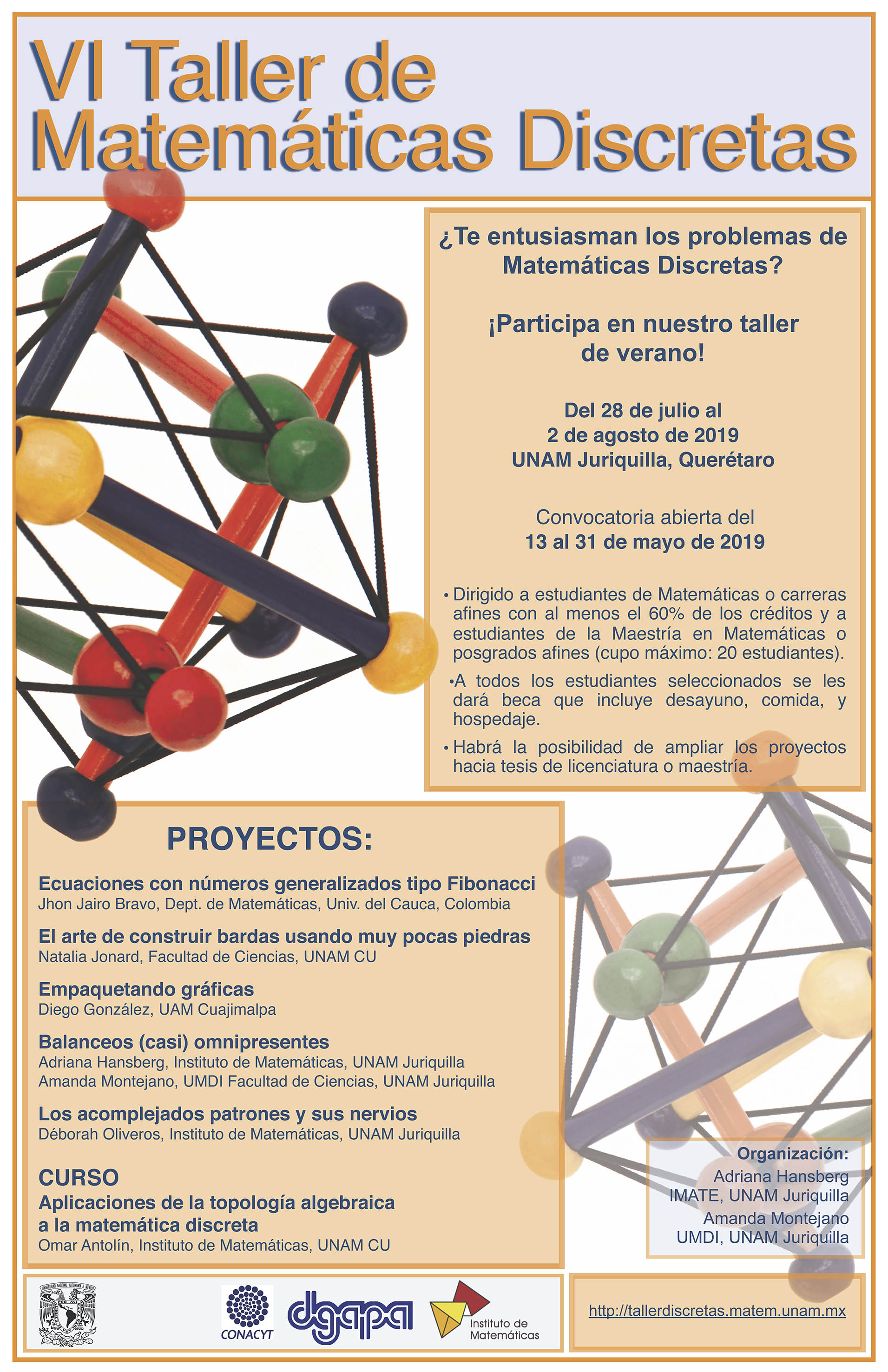 VI Taller de Matemáticas Discretas