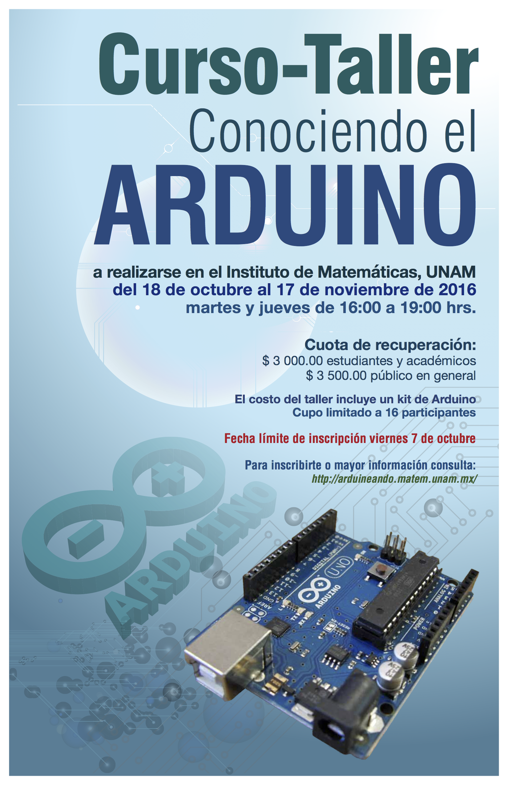 Curso-Taller Conociendo el ARDUINO