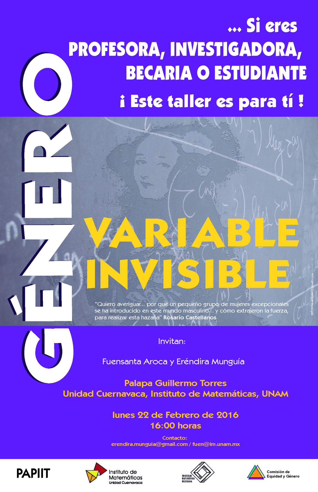Taller Género: Variable Invisible 