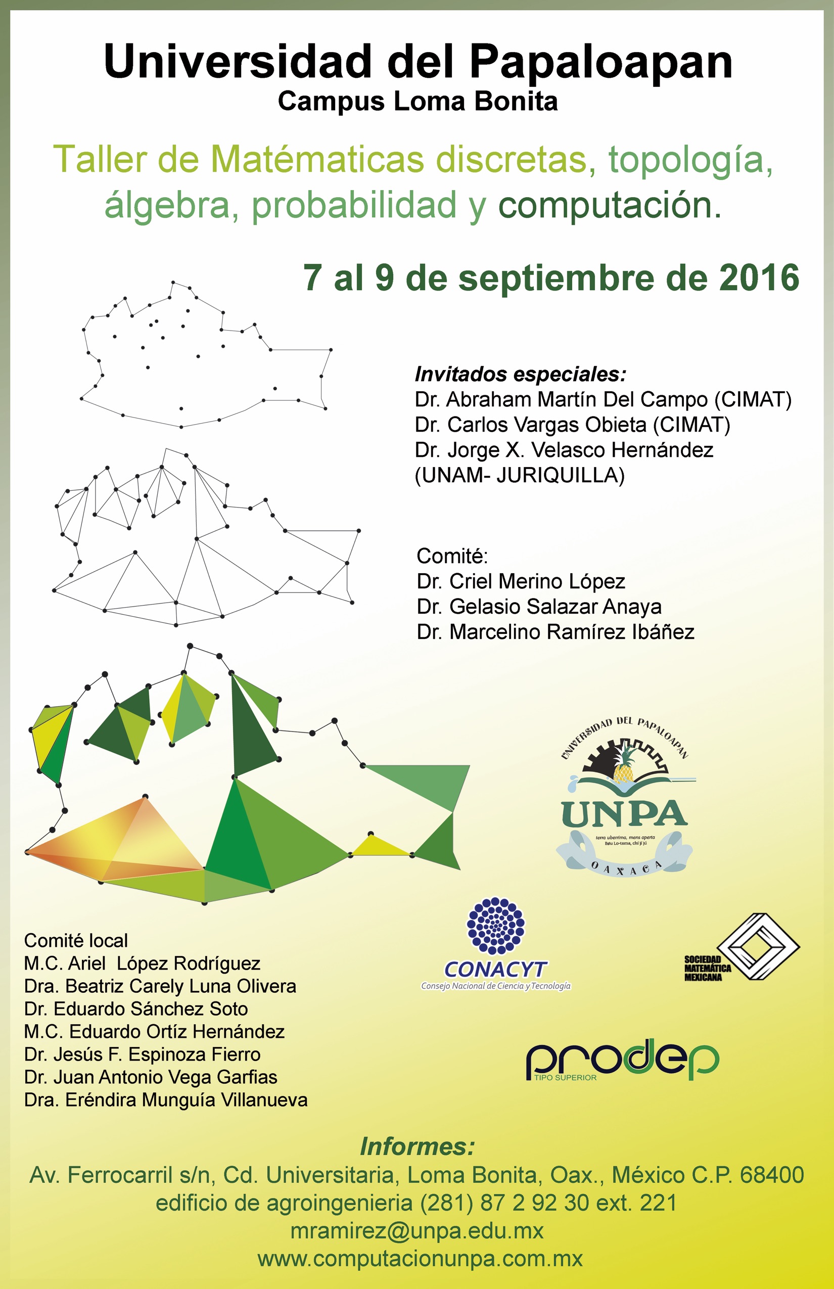 Taller de Matemáticas discretas, topología, álgebra, probabilidad y computación