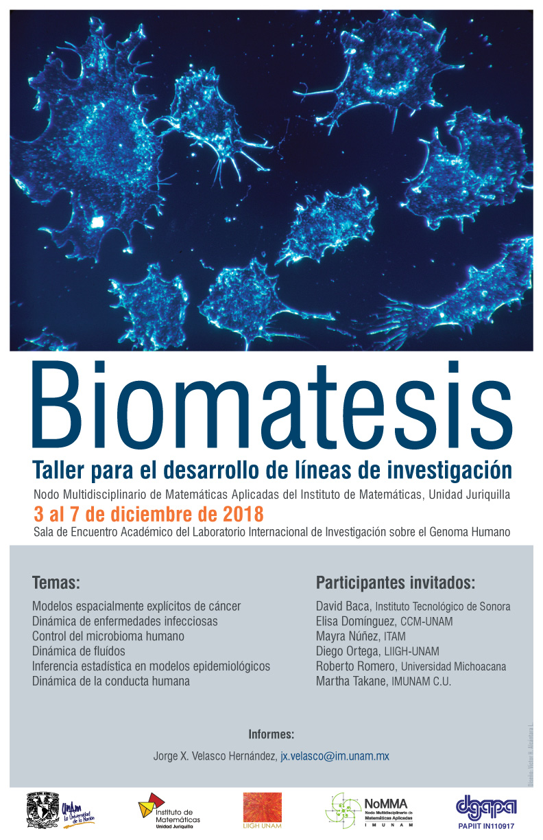 Biomatesis Taller para el desarrollo de líneas de investigación
