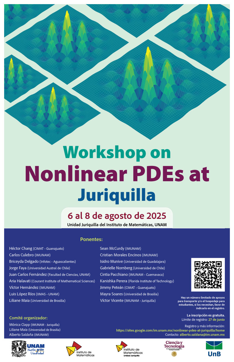 Workshop on Nonlinear PDEs at Juriquilla