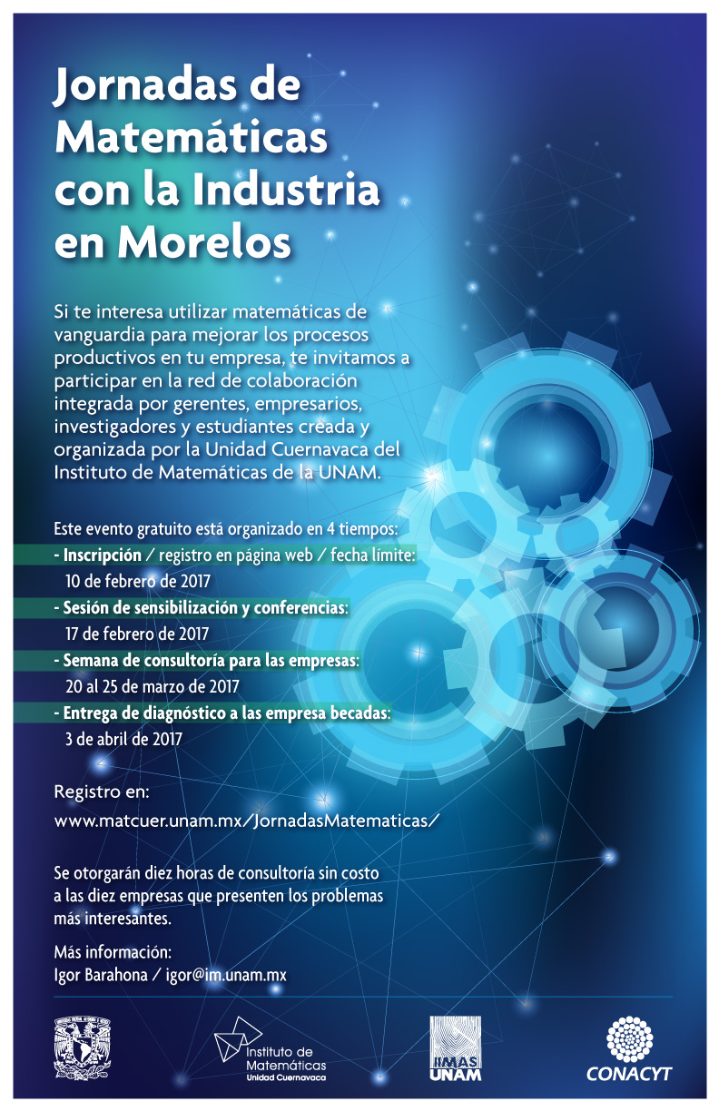 Jornadas de Matemáticas con la Industria en Morelos